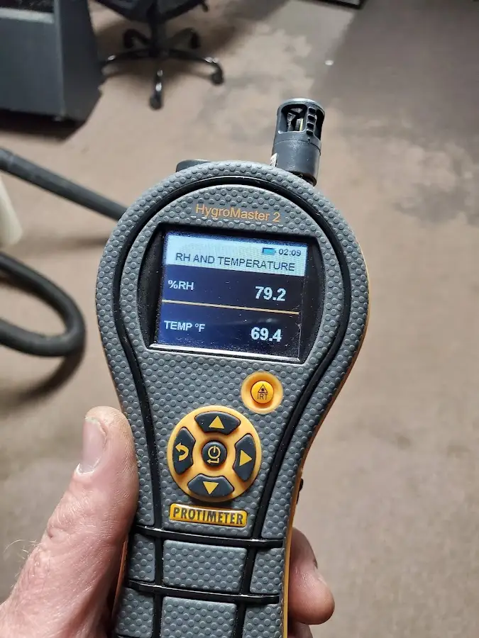 Moisture meter humidity assessment for Fire & Smoke Damage Restoration in Ringwood